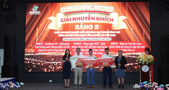 “Máy lọc khí độc ENSO” – Dự án Đà Nẵng ghi dấu ấn tại Cuộc thi khởi nghiệp nông nghiệp CNC 2025