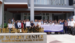 Trung tâm Hỗ trợ khởi nghiệp đổi mới sáng tạo Đà Nẵng đón đoàn học viên AIT Việt Nam tham quan, học tập thực tế